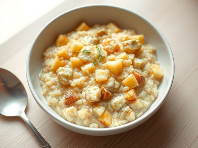 Risotto met vergeten groenten en gember