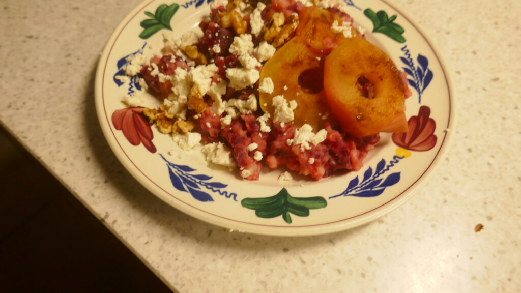 Rode Bieten Stamppot met Feta