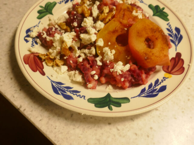 Rode Bieten Stamppot met Feta