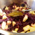 Rode kool Appel en Cremaceto Balsamico