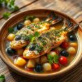 Rode mul met chermoula