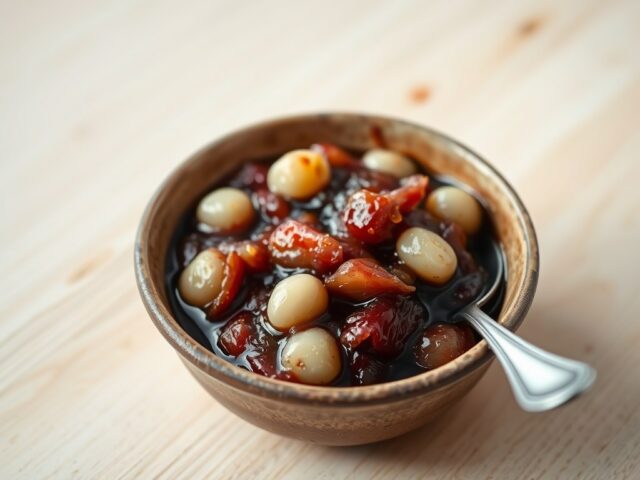 Rode uien compote