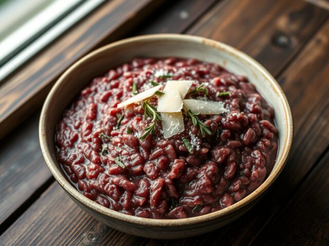 Rode Wijn risotto