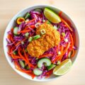 rodekoolsalade met kibbeling