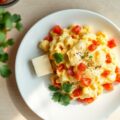 Roerei met Spaanse peper