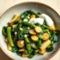 Roergebakken paksoi met courgettes