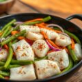 roergebakken pangasius met sperziebonen