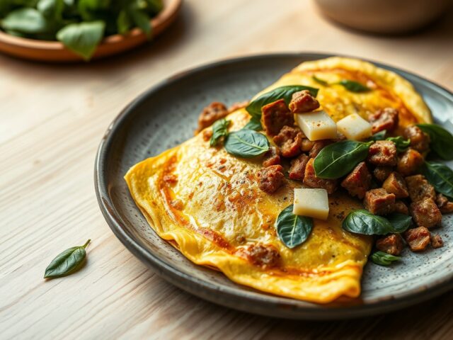 Roergebakken posteleinomelet