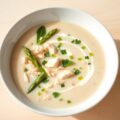 Romige asperge kippensoep
