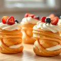 Roomhorentjes met zomerfruit