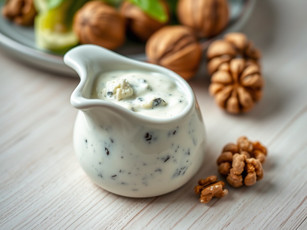 Roquefort dressing, AI-gegenereerde illustratie