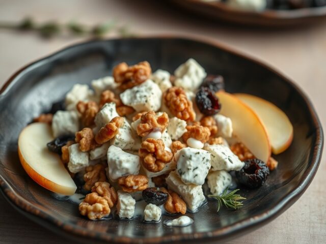 Roquefort met noten tapas