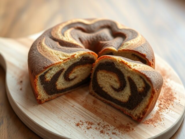 Rotti koekoes met kruiden=gestoomde cake