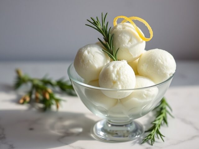 Rozemarijnsorbet