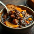 Runderstoof met Appel(peren)stroop