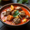 Rundvlees met rode curry