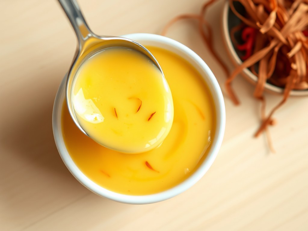 Saffraan Saus, AI-gegenereerde illustratie