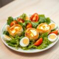 Salade Croustillant fromage de chèvre chaud