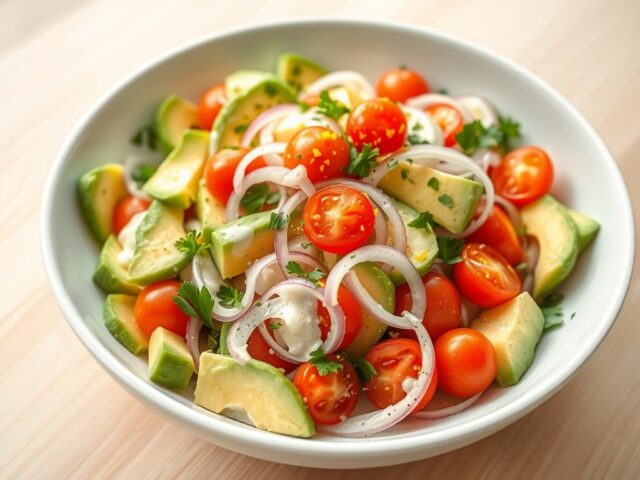 Salade met Avocado & Palmharten