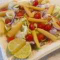 Salade met baby mais