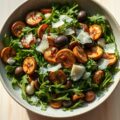 Salade met gemarineerde champignons