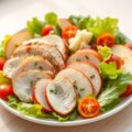 Salade met kip en appel