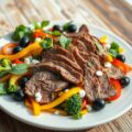 Salade met lamsvlees