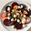 Salade van Bietjes-Appel-Kaas en Noten