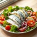Salade van maatjes en granny smith