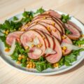 Salade van rosé gebakken varkenshaas