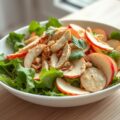 Salade van witlof met gerookte kip en (zie opm)