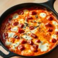 Salami pizza dipsaus
