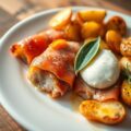 Saltimbocca en krieltjes met geurige rozemarijn