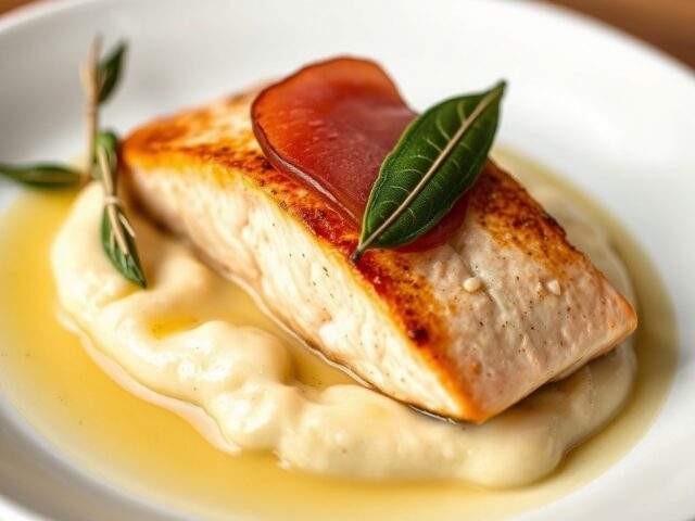 Saltimbocca met Noorse zalm