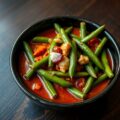 Sambal(an) Goreng Buncis (=Boomtjes)