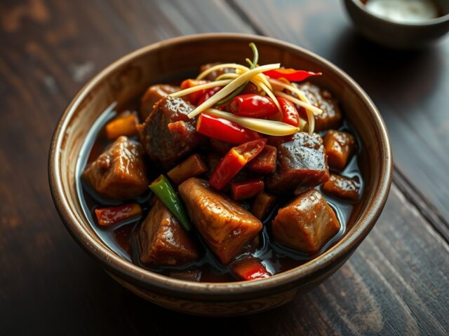 Sambal babi taotjo