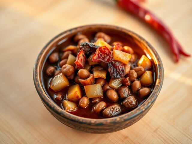 Sambal goreng bruine bonen