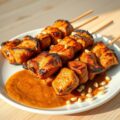 Saté van fricandeau of kipfilet