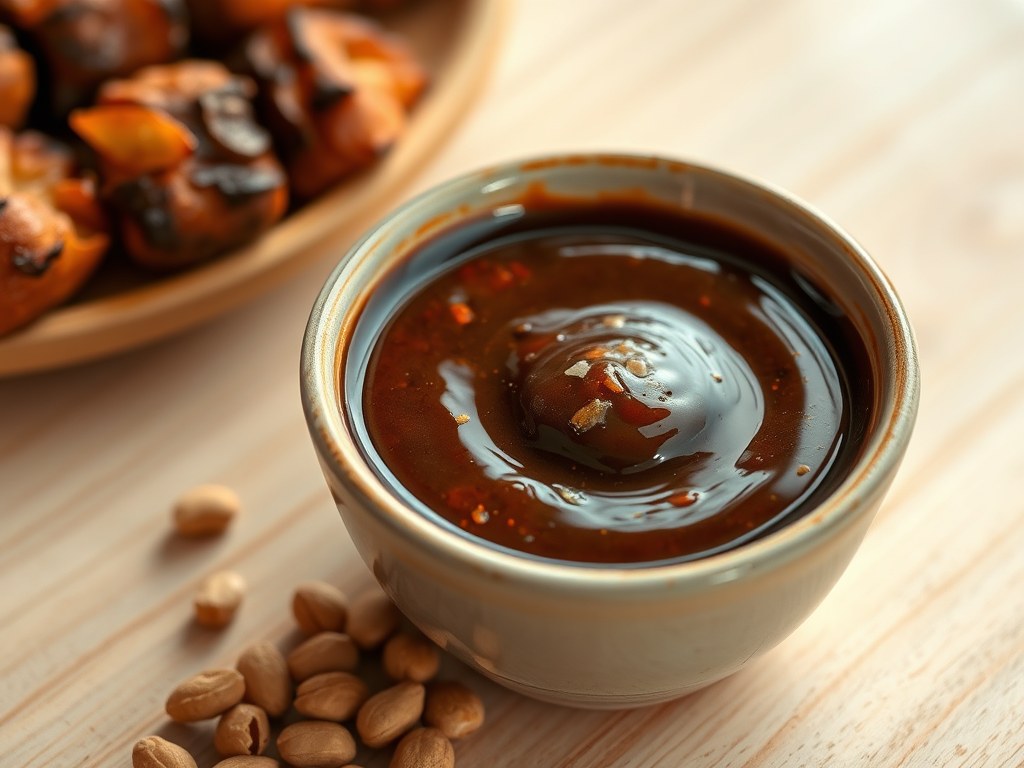 sate saus, AI-gegenereerde illustratie