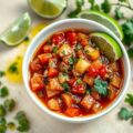 Sauce Vierge met Limoen en Avocado