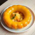 Savarin van mango met meloen en basilicumstroop
