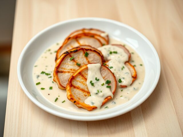 Scallopa a la Gorgonzola