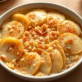 Scalloped potatoes with onions