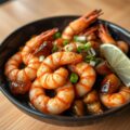 Scampi’s en Pruimen met Hoisin Special