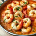 Scampi’s met romige kruidensaus
