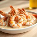 scampi a la creme flambe