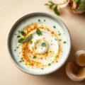 Scherp en fris yoghurt kruidensausje