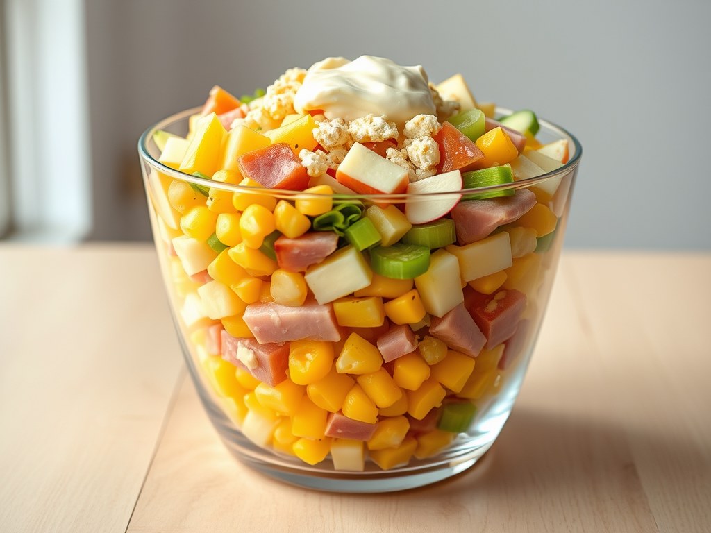 Schicht Salat, AI-gegenereerde illustratie