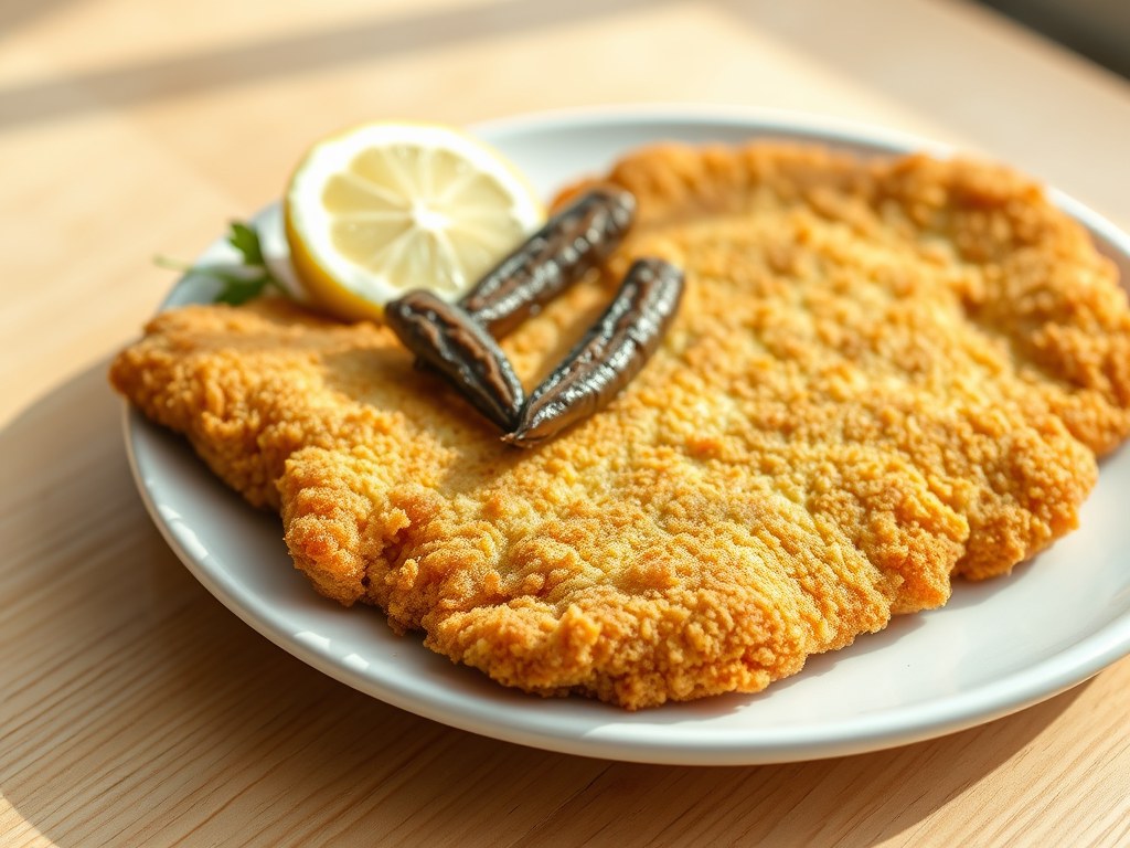 Schnitzel, AI-gegenereerde illustratie