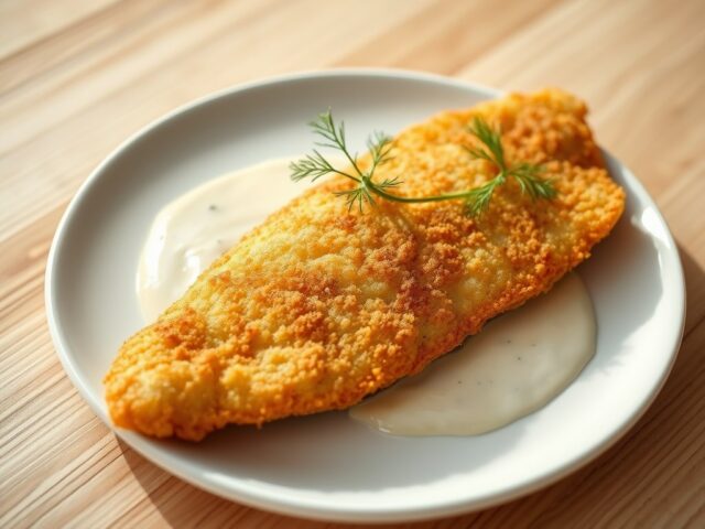 Schnitzel van Griet met limoensaus